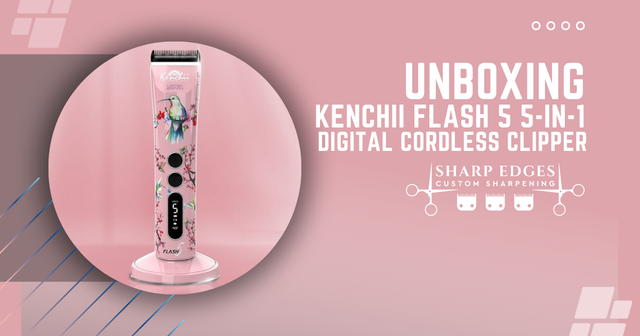 Unboxing Kenchii Flash 5 5-in-1 Digital Cordless Clipper | Sharp Edges